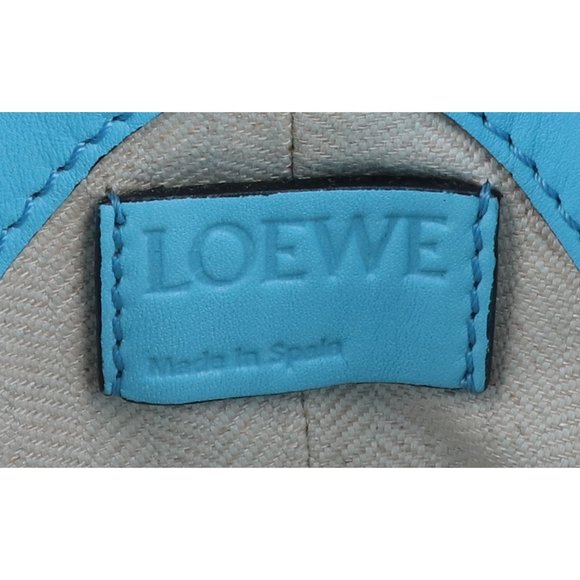 LOEWE Flamenco Cocoon Bag Handbag Light Blue Women's - Picture 7 of 10